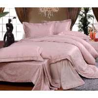 长相知婚庆贡缎提花四件套浪漫情调1