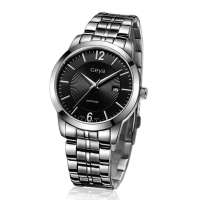 格雅GEYA情侣款手表黑盘男表GO6176GWK