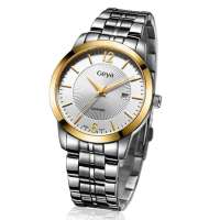 格雅GEYA情侣款手表金盘男表GO6176GYW