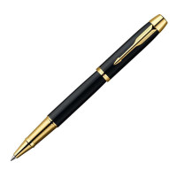 派克 PARKER IM系列纯黑丽雅金夹 宝珠笔(签字笔)