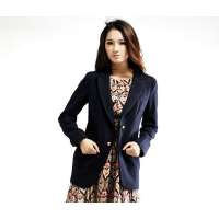 婉甸西装外套蓝色1103129080(L)