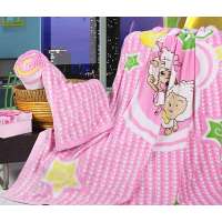 博洋宝贝拉舍尔毯-粉150*200cm
