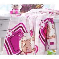 博洋宝贝美羊羊珊瑚绒印花童毯130*150cm