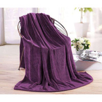 博洋家纺夏威夷素色阳光毯(紫)180*200cm