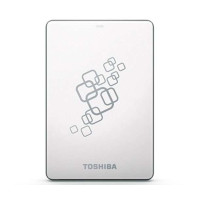 东芝(TOSHIBA) V6恺乐系列 750G 2.5英寸 USB3.0 移动硬盘(摇滚白)