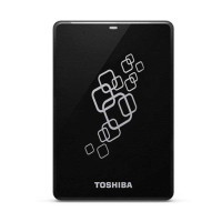 东芝(TOSHIBA) V6恺乐系列 750G 2.5英寸 USB3.0 移动硬盘(摇滚黑)