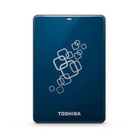 东芝(TOSHIBA) V6恺乐系列 750G 2.5英寸 USB3.0 移动硬盘(摇滚蓝)