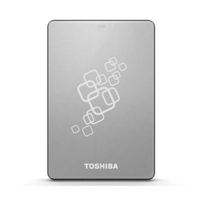 东芝(TOSHIBA) V6恺乐系列 750G 2.5英寸 USB3.0 移动硬盘(摇滚银)