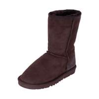 皮尔世绅磨砂皮雪地靴皮毛一体短靴冬靴8858-1巧克力色(35)