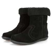 智鹰牛反毛皮短靴AS1D53309M(黑色240)