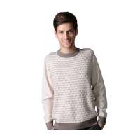 POLO VILLAE男士米色圆领百搭羊毛衫PFEPBAPCW46095(46)