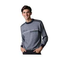 POLO VILLAE男士中灰色圆领百搭羊毛衫PFEPNAPCW47154(50)