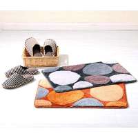 凯诗风尚时尚鹅卵石地垫(灰色)