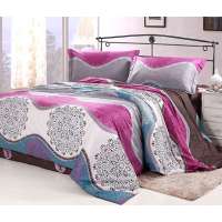 蓝丝lionsuz浪漫邂逅(紫)精品斜纹四件套