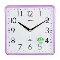 天美时立体刻度高级石英钟绚丽紫T526