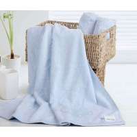 博洋家纺素雅竹纤维毛浴巾套盒(浅蓝色)