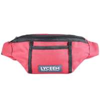 蓝橙众悦多品轻质腰包PR5086D酒红