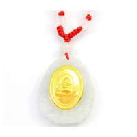 传神金镶玉天然翡翠佛光普照