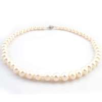 传神天然淡水正圆珍珠项链