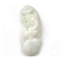 传神天然翡翠貔貅玉如意吊坠