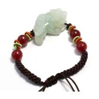 传神天然翡翠如意貔貅手链