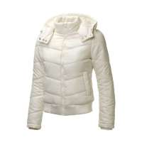 佐丹奴女装炫彩连帽保暖棉衣外套013715410010202(春天白色/中码)