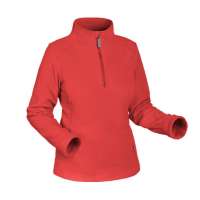 蓝橙 女式摇粒绒卫衣(舒适款)中国红FJ51553(S)