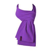 蓝橙 摇粒绒围巾紫罗兰PH5236K(均码)