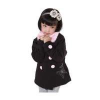 凡兜针织铺棉外套 AAWT5016(黑色)110号