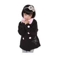 凡兜针织铺棉外套 AAWT5016(黑色)120号