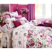 富安娜紫韵天香标准床单四件套