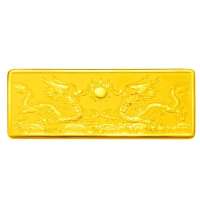 翠绿首饰双龙献瑞千足金金条50g