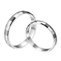 翠绿首饰心相随Pt950铂金情侣对戒(男19女11)