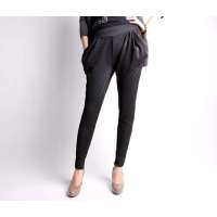 CK STORM 牛仔加绒哈伦裤黑色HLT0103(L)