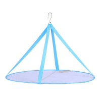 e朝阳圆形单层晾衣篮LY-00301浅蓝