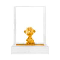 梦克拉千足金铸金生肖摆件-猴