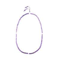 梦克拉天然紫水晶项链-紫霞