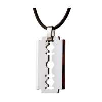 梦克拉钨金吊坠-质感刀片