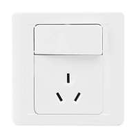 西蒙55系列10A带琴键开关三孔N51083B