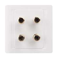 西蒙55系列两位音箱插座N55402