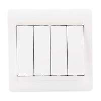 西蒙55系列四位双控琴键开关N51042B