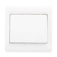 西蒙55系列一位单控琴键开关带荧光N51011B