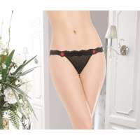 以比赞娇饶红豆内裤202156(黑色)