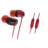 罗技 UE90 vm隔音耳机+麦克风(红色)(985-000333)
