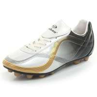 铁豹 风彩系列户外足球鞋1007_0102(白/黑/金/40)