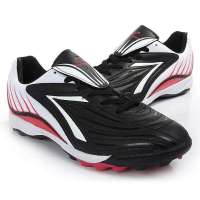铁豹 烈雁系列户外足球鞋9833_0201(黑/白/红/44)