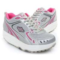 铁豹 健美塑身鞋时尚摇摇鞋Y10568_0413(银/粉红/灰/37)