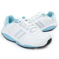 铁豹 健美塑身鞋时尚摇摇鞋Y11227_0171(白/天蓝/35)