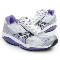 铁豹 健美塑身新时尚摇摇减肥鞋Y11225_0412(银/紫/36)