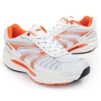 铁豹 健美塑身新时尚摇摇减肥鞋Y11226_0107(白/橙/39)